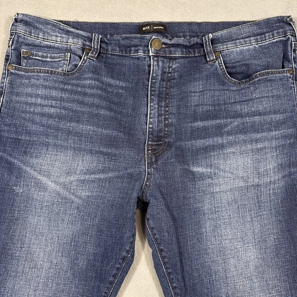 True Religion‎ Mick MENS 40 X 30 DARK BLUE WASH SLOUGHLY SKINNY JEANS